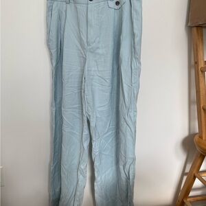 a new day Blue Dress Pants with Classic Straight-Leg Cut